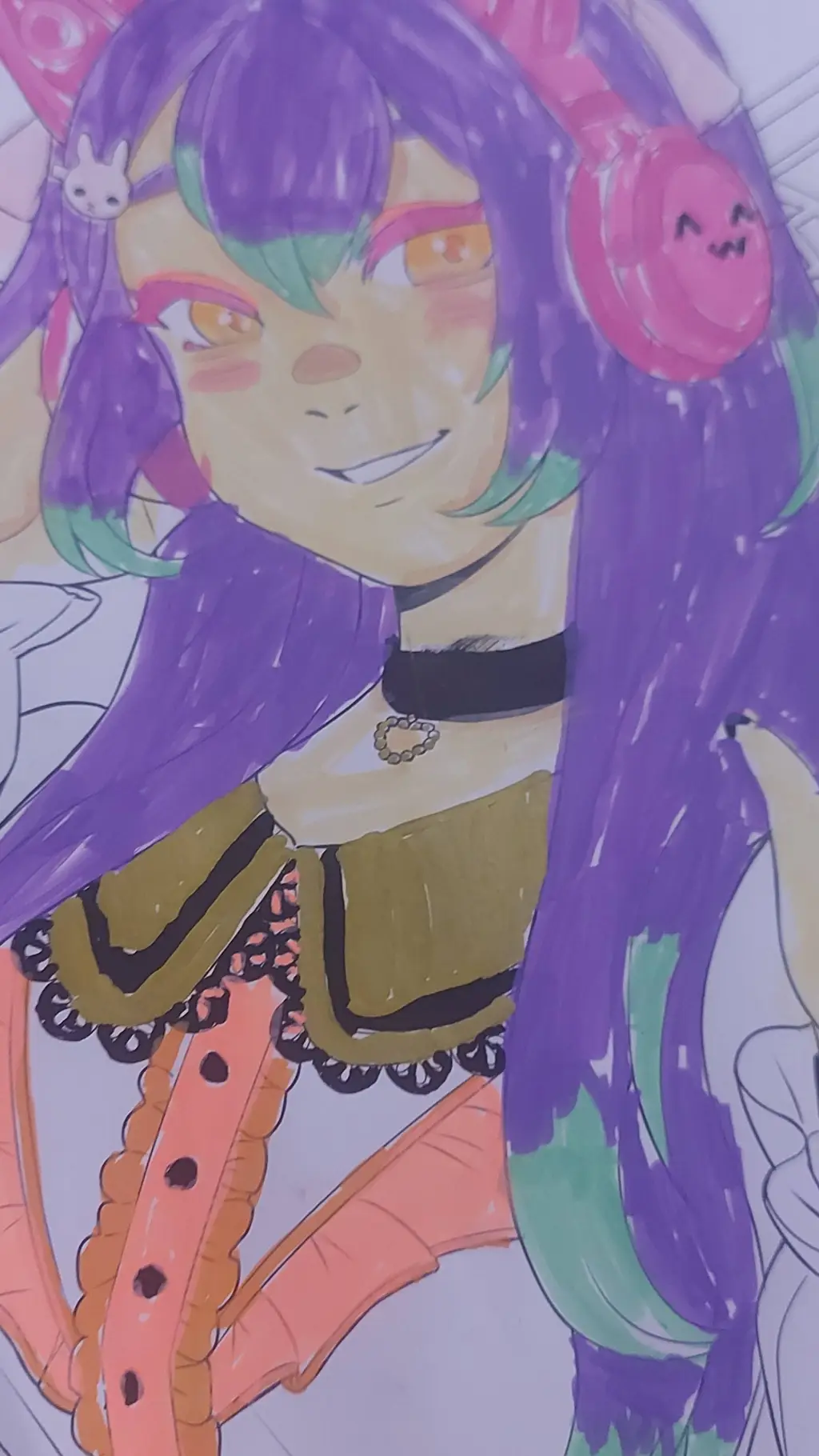 ai character: lucie  background