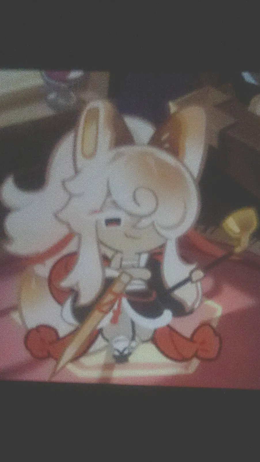 ai character: Manju cookie  background