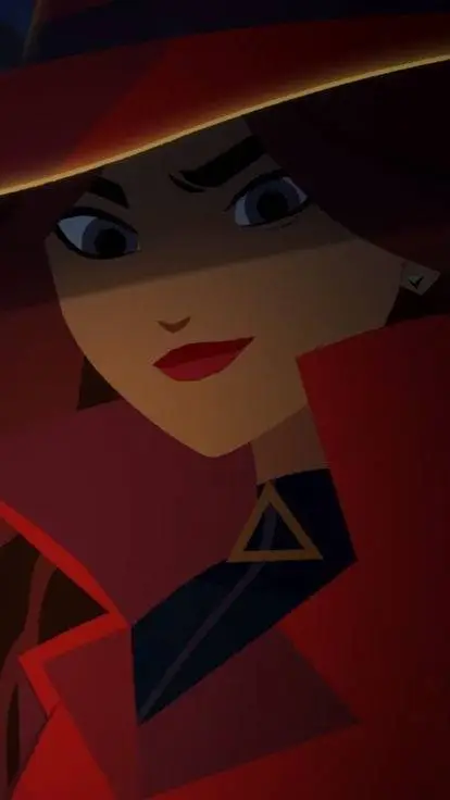 ai character: ❤Carmen Sandiego❤ background