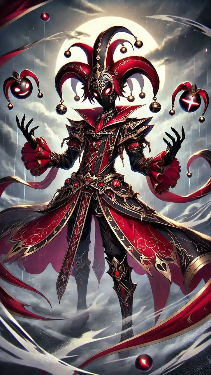 ai character: The Jester  background