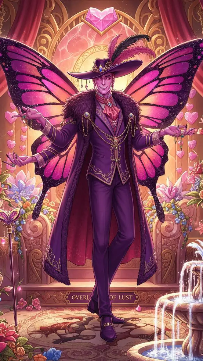 ai character: Valentino  background