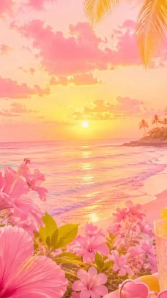 ai character: beach and Ava  background