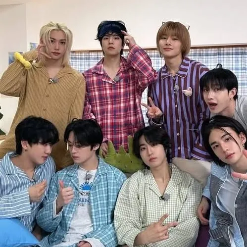 chat with ai character: Skz sleep together