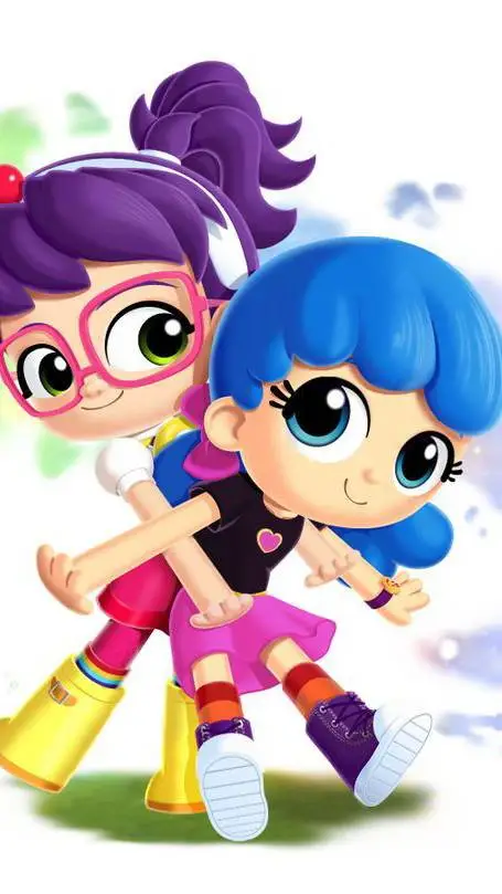 ai character: ✨Vera y Abby✨💙💜✌🏻 background