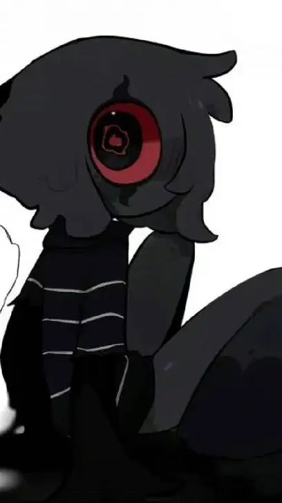 ai character: twisted blot background