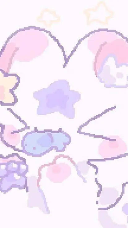 ai character: cotton candy cat background