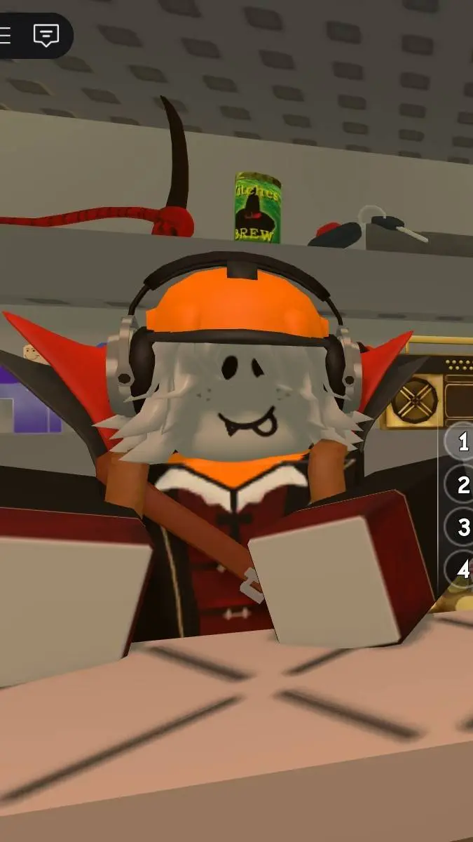 ai character: Builderfan  background