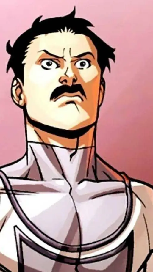 ai character: mustache mark  background