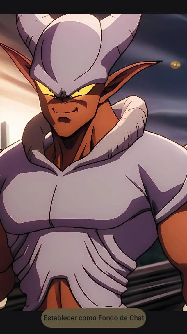ai character: Súper janemba  background