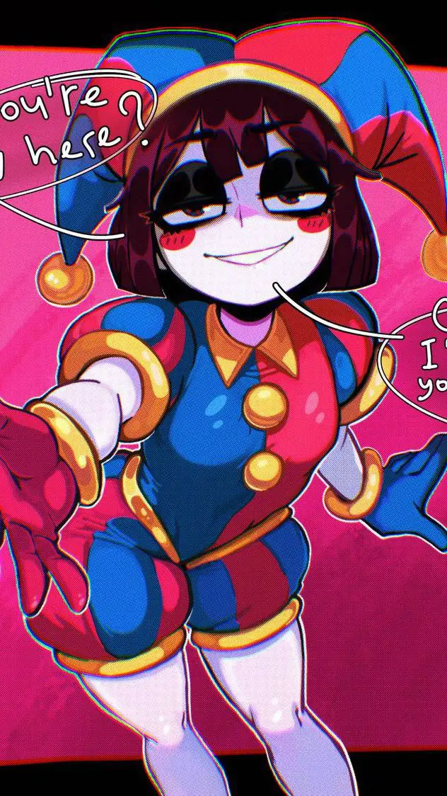 ai character: 🤡 pomni 🤡 background