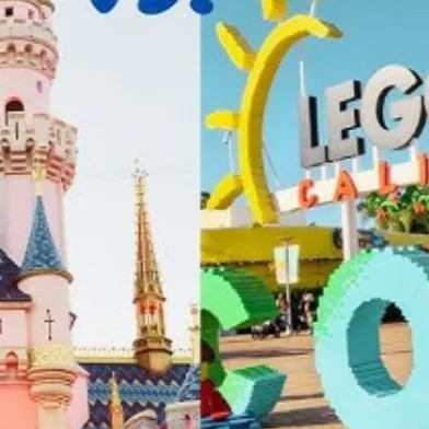 chat with ai character: Legoland vs Disney
