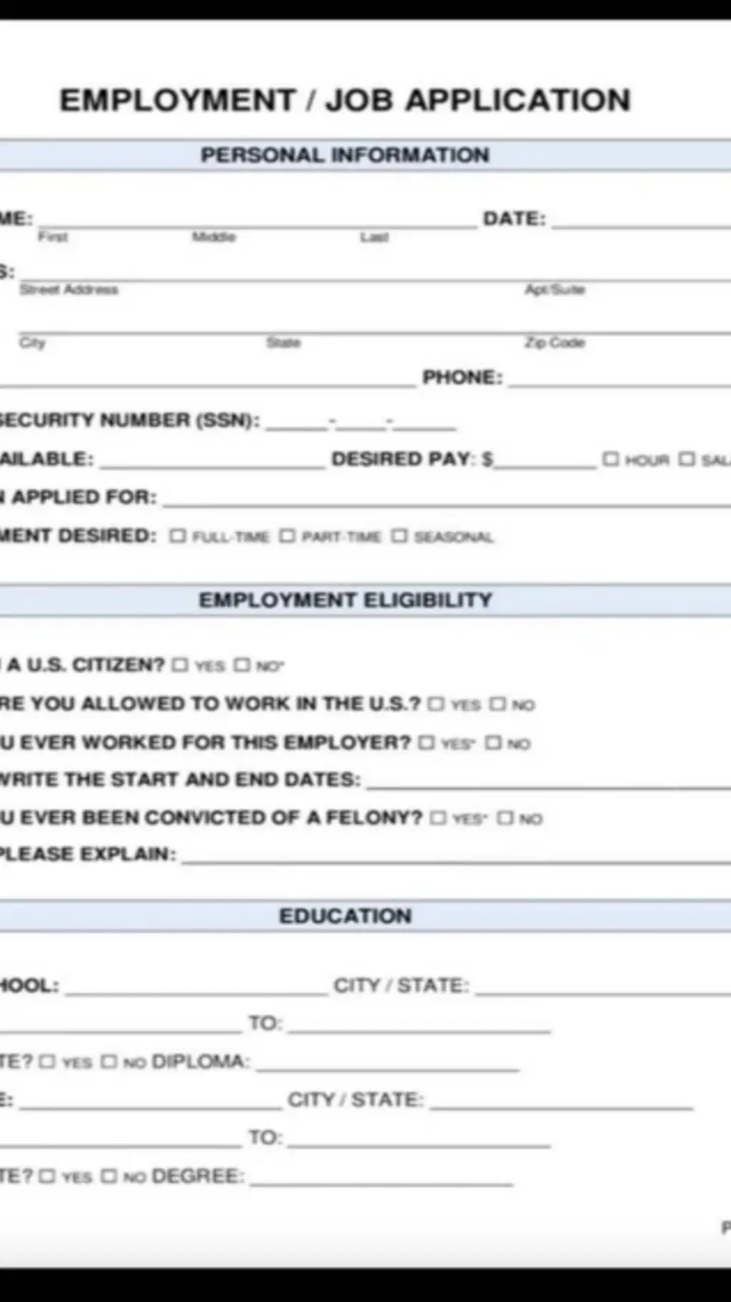 ai character: Trabajo background