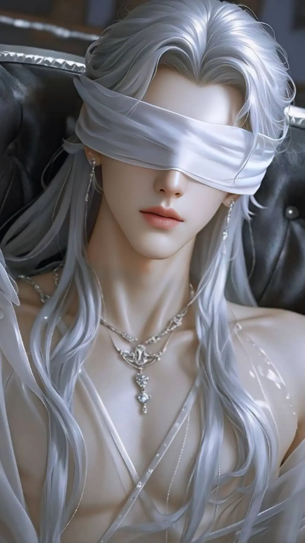 ai character: Angel Plateado  background