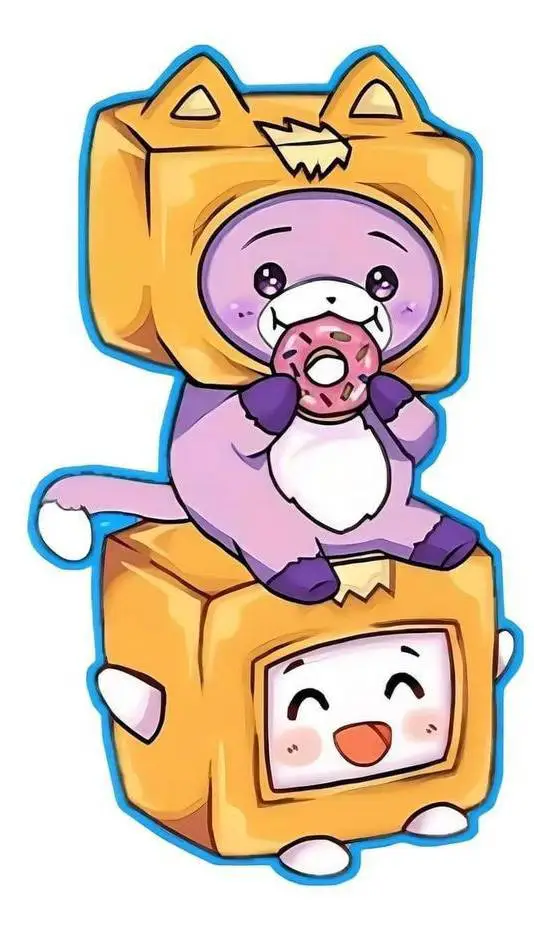 ai character: 🍩-LankyBox-🍩 background