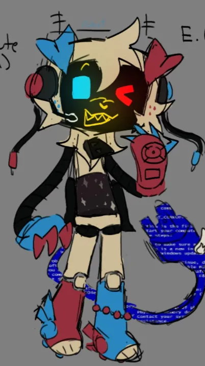 ai character: 𝕍𝕖𝕖 WORLD! background