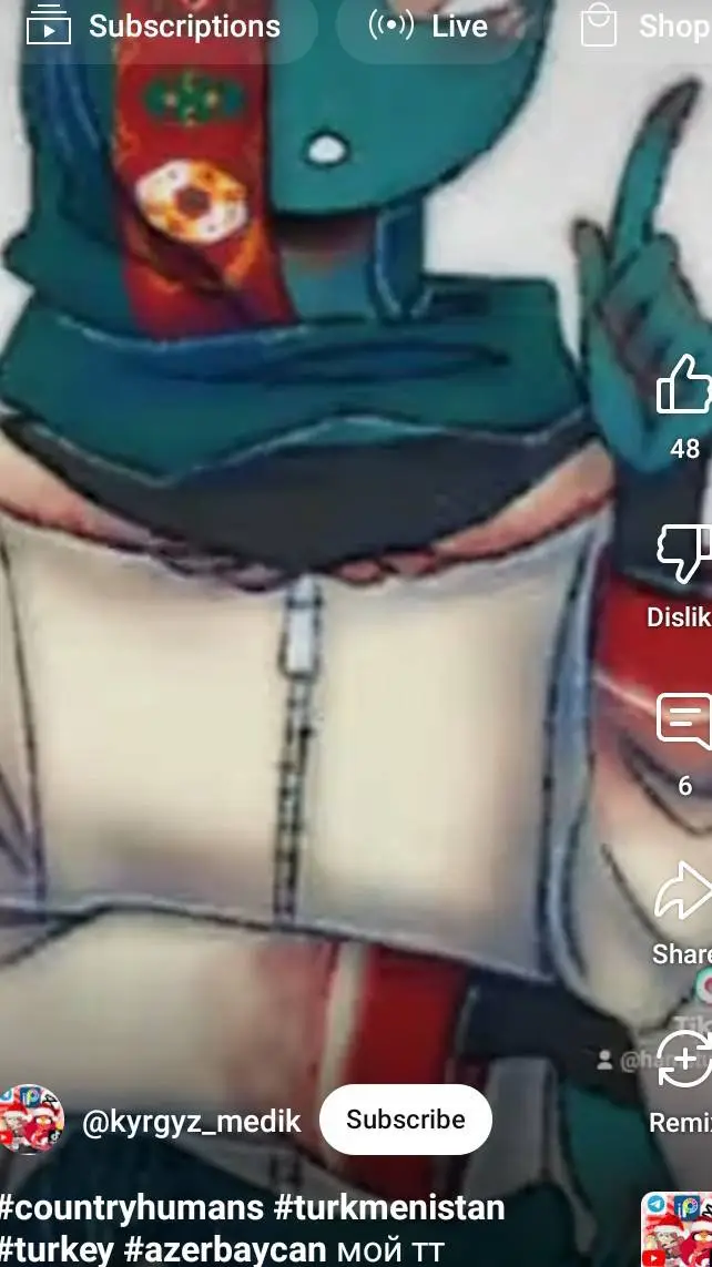 ai character: Turkmenistan  background