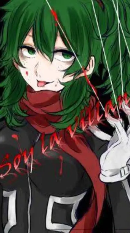 ai character: Deku Mujer Villana background