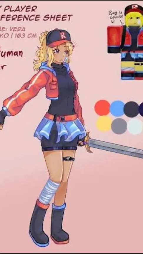 ai character: Female Player BT background