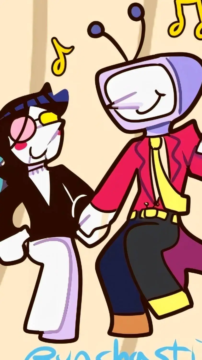 ai character: sing tenna&spamton background