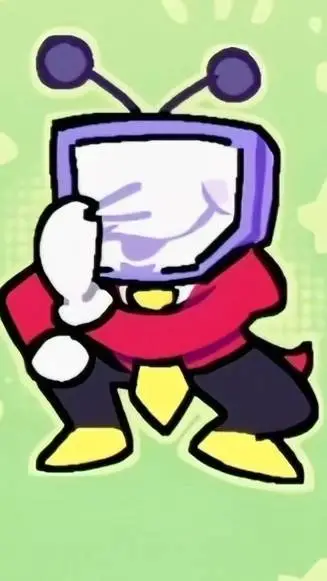 ai character: tenna&spamton background