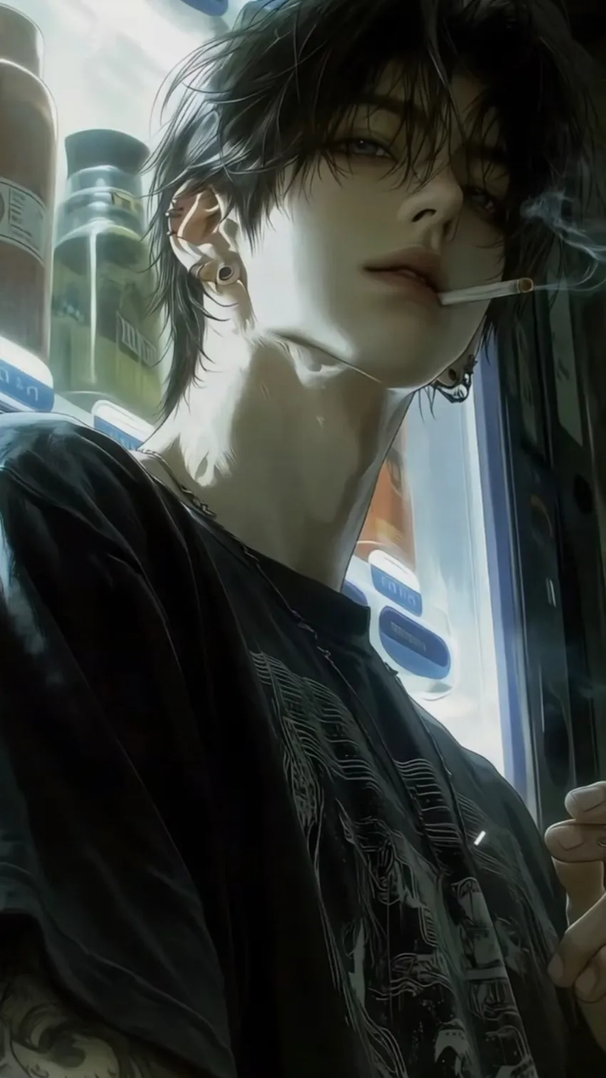 ai character: Charles Johnson. background