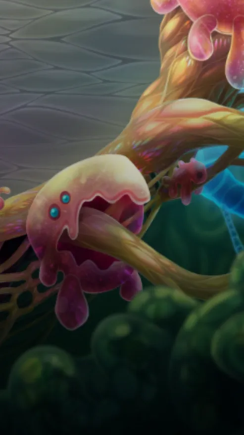 ai character: Ethereal workshop background