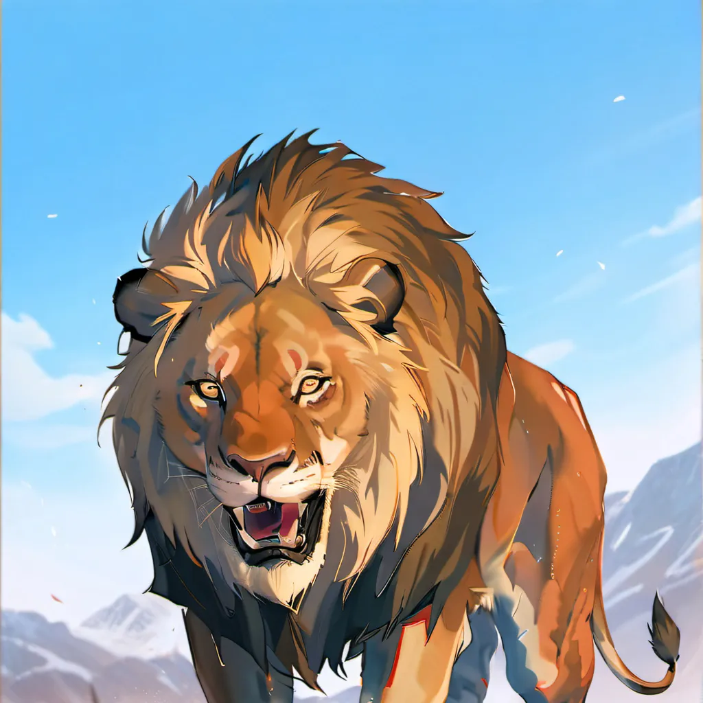 chat with ai character: lion made bc bored