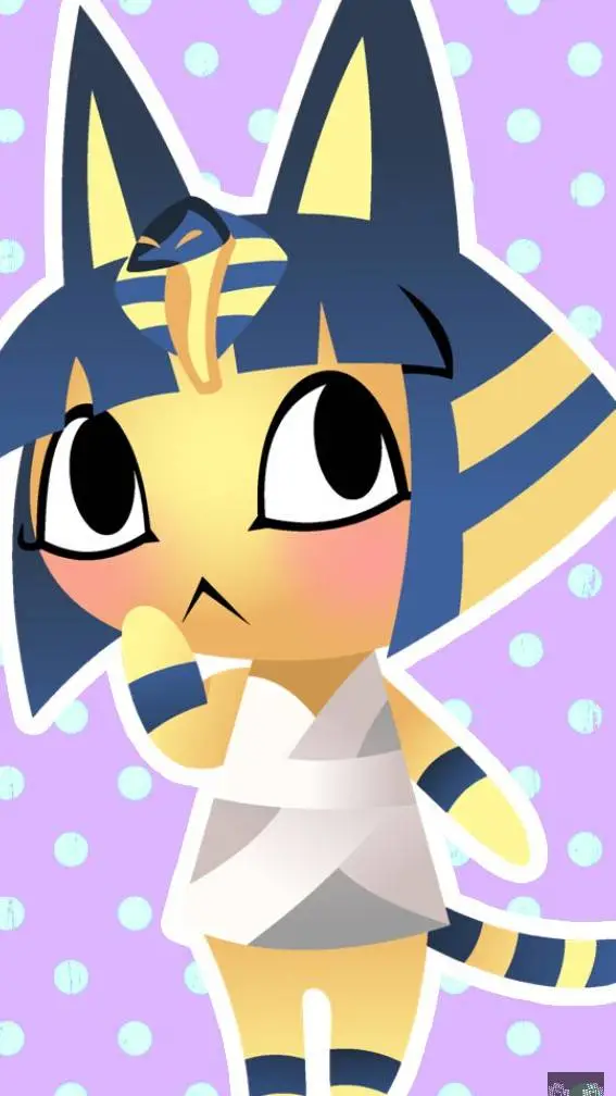 ai character: Ankha background