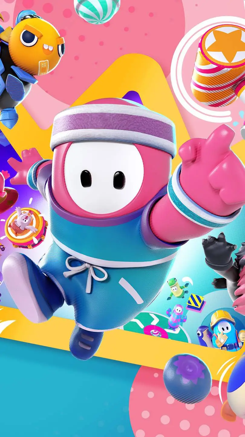 ai character: Fall guys background