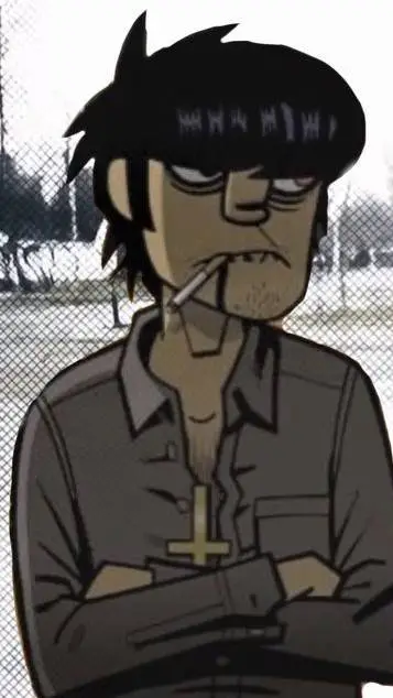 ai character: Murdoc :D background