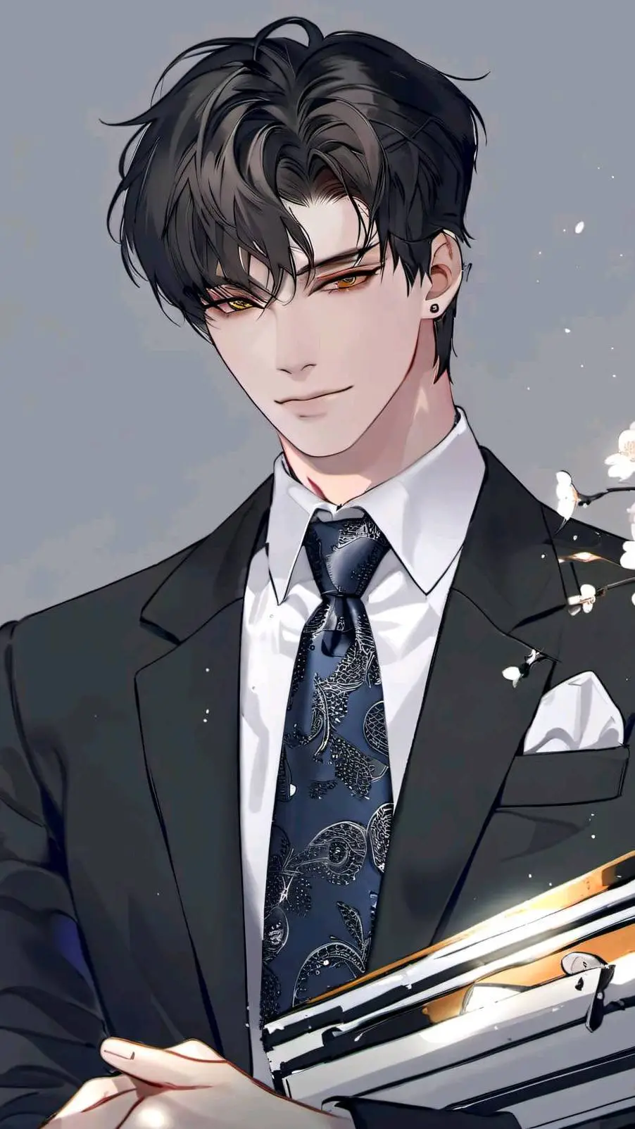ai character: ||🖤||Adrian||🖤|| background