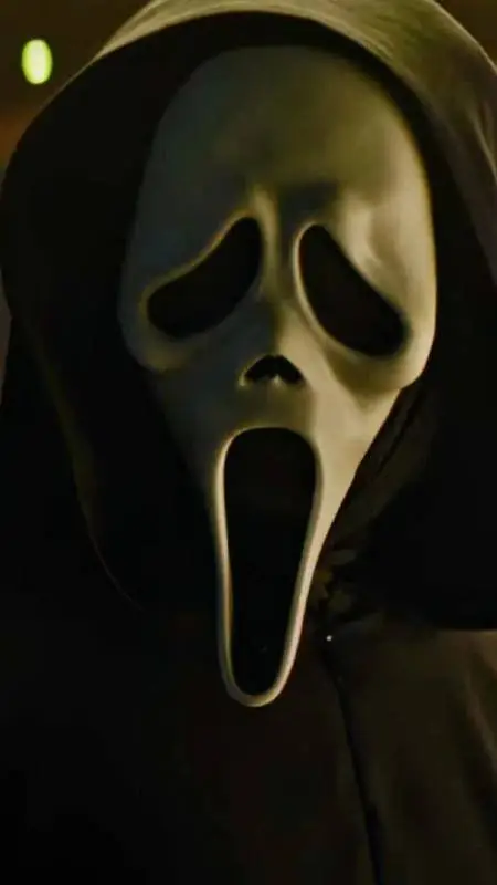 ai character: Ghostface background