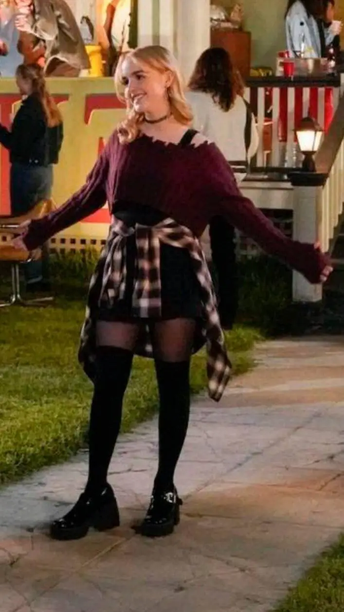 ai character: Paige Swanson  background