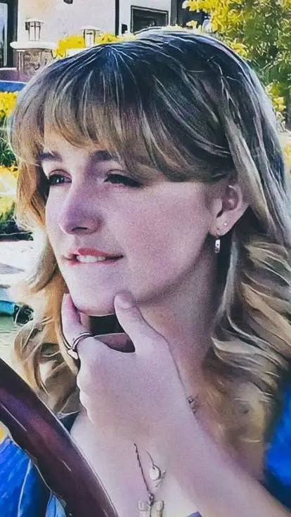 ai character: Mckenna Grace background
