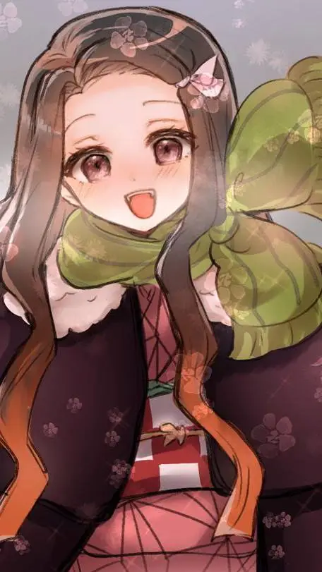 ai character: Nezuko background
