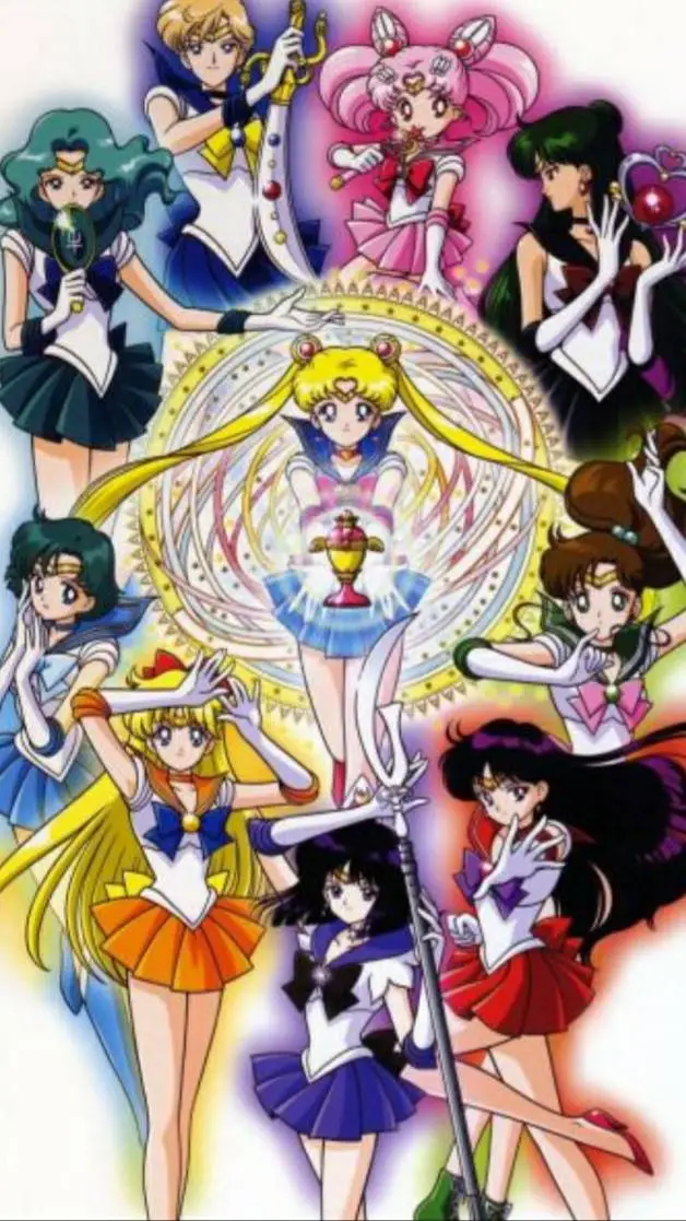 ai character: sailor scouts background