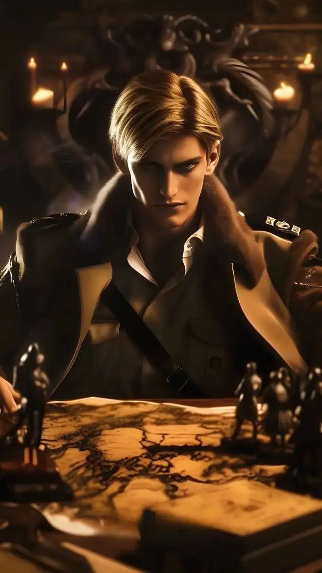 ai character: Erwin Smith  background