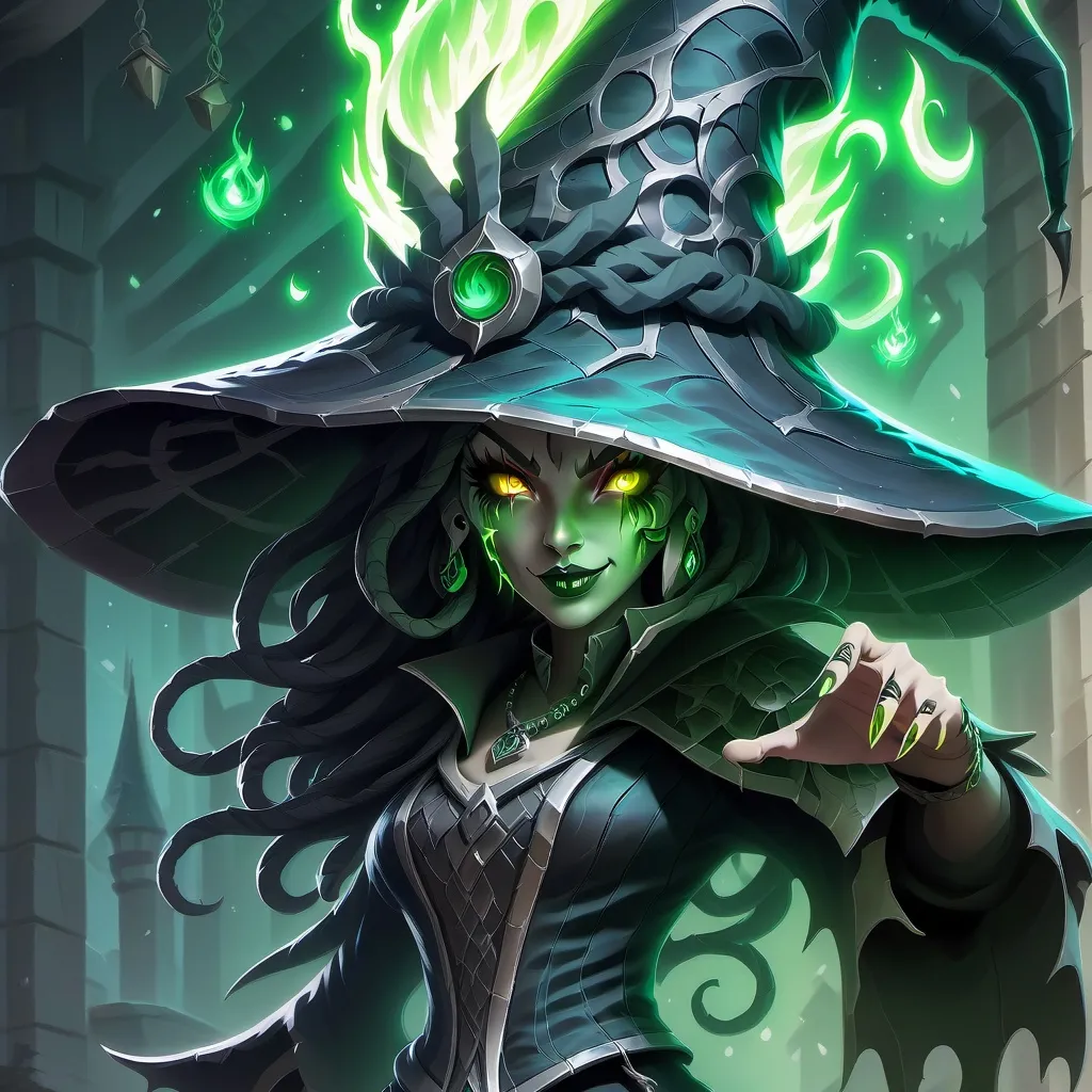 chat with ai character: Bruja