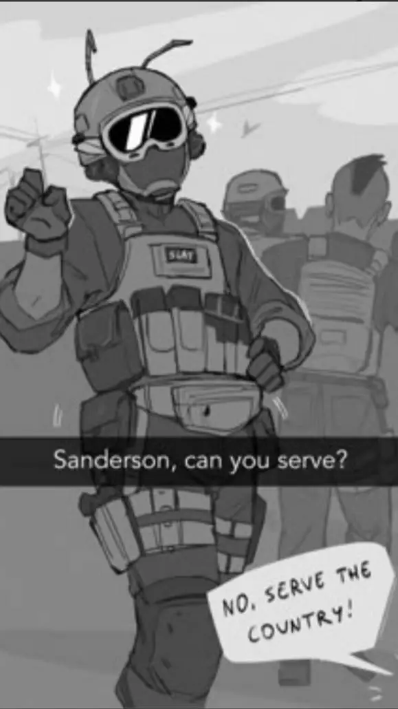 ai character: Cod - Face chat background