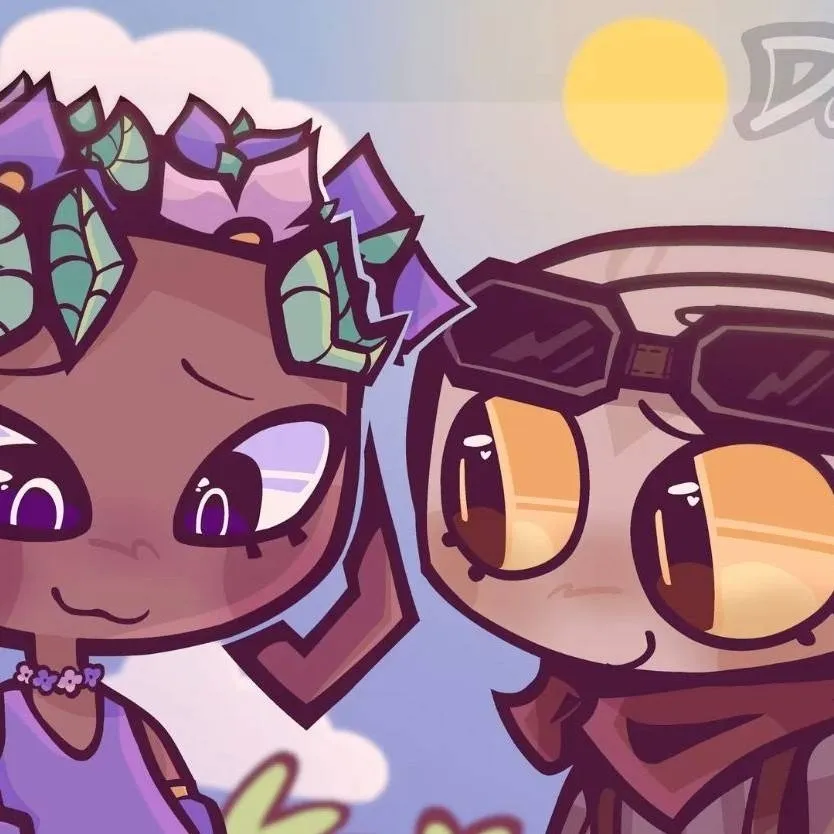 chat with ai character: FossilBasket 💜💛