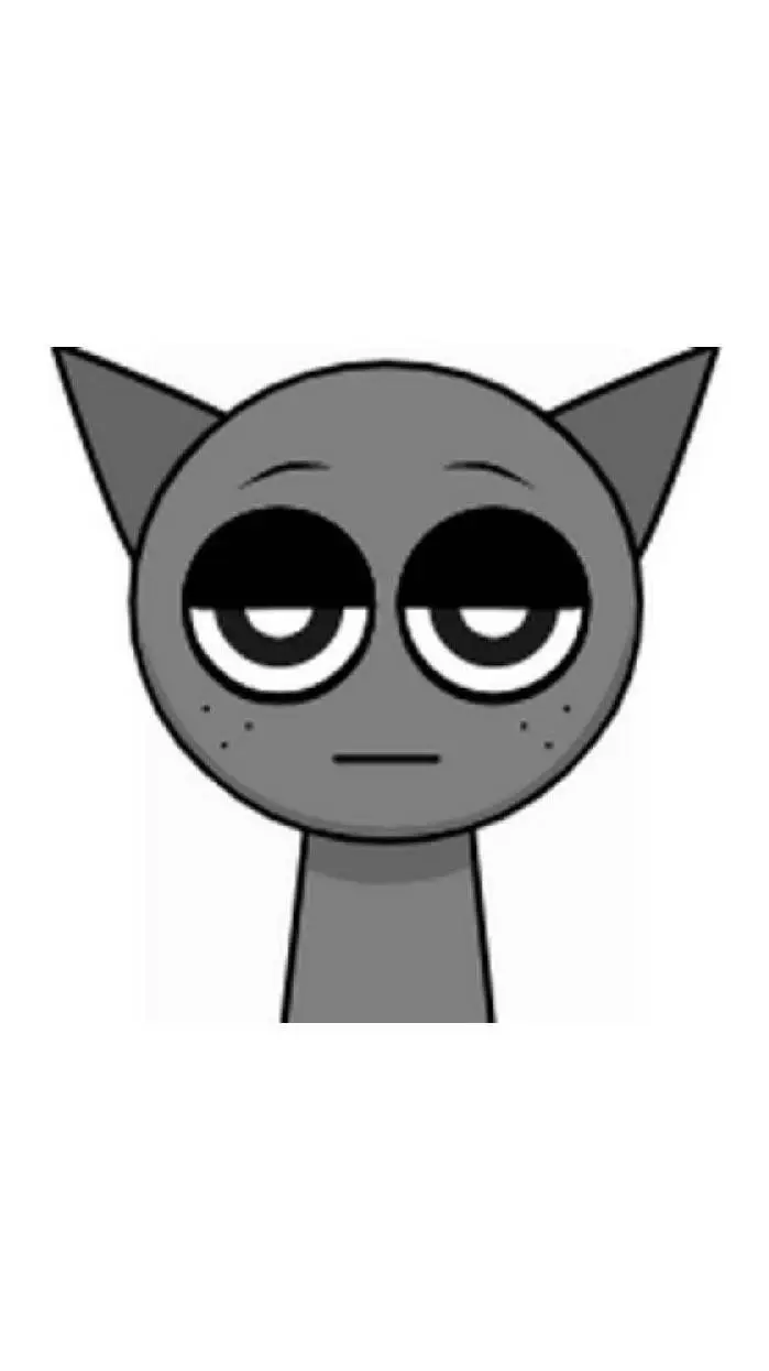 ai character: gray background