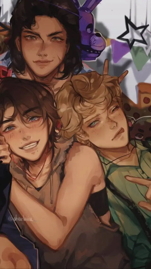 ai character: fnaf 4 tormentors🎀 background