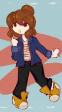 ai character: Bacon  background