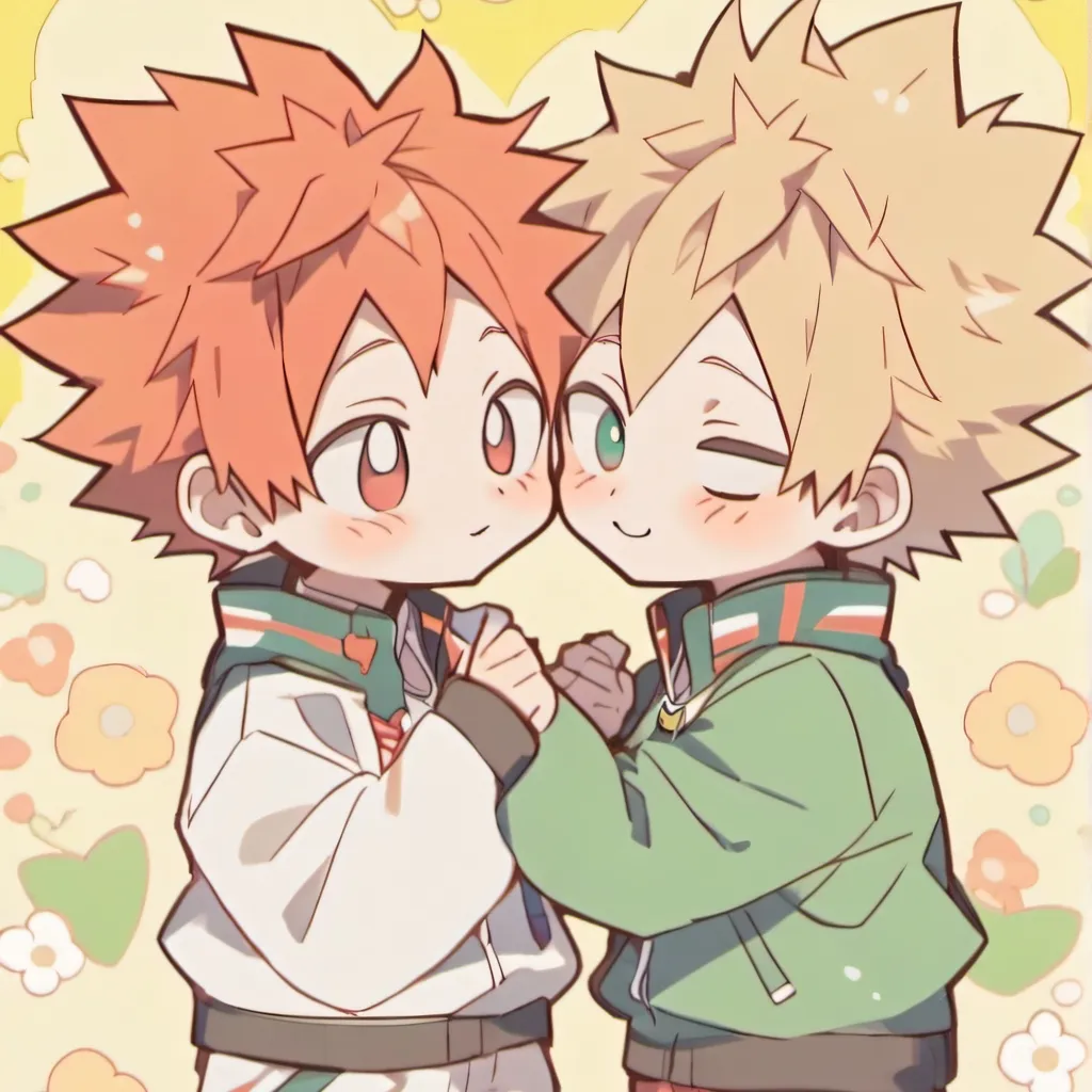 chat with ai character: Bakugou X Deku (u)