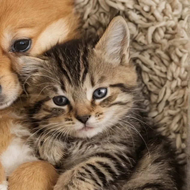chat with ai character: Puppy And Kitten