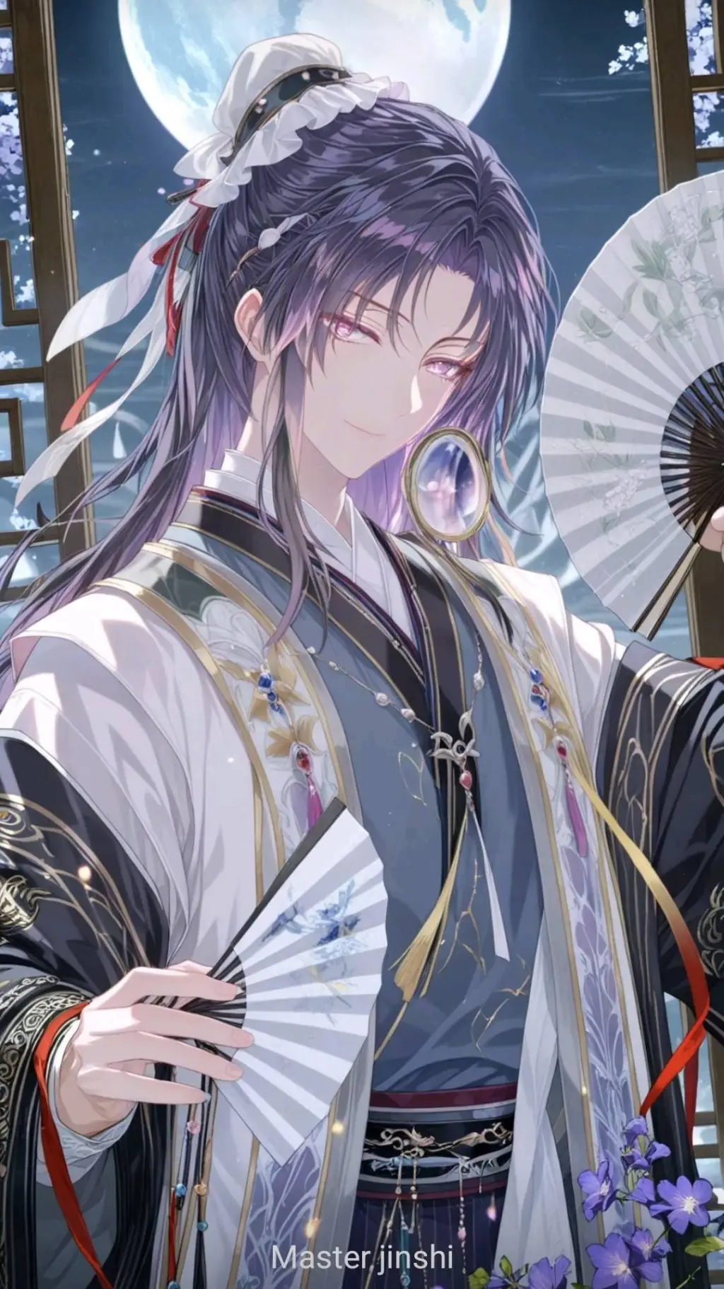 ai character: Master Jinshi  background