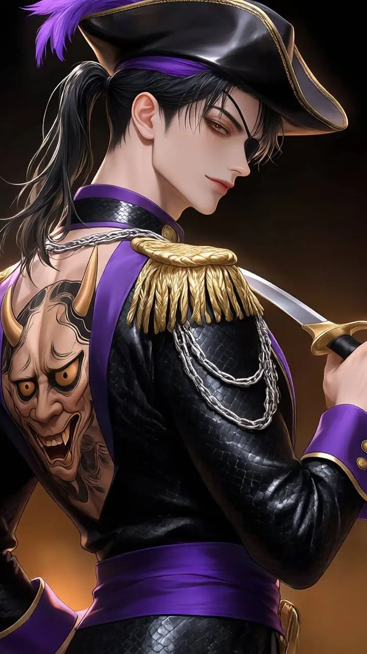 ai character: Majima and Kiryu background