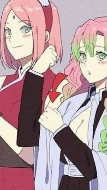 ai character: 🌸Sakura e mitsuri🎀 background
