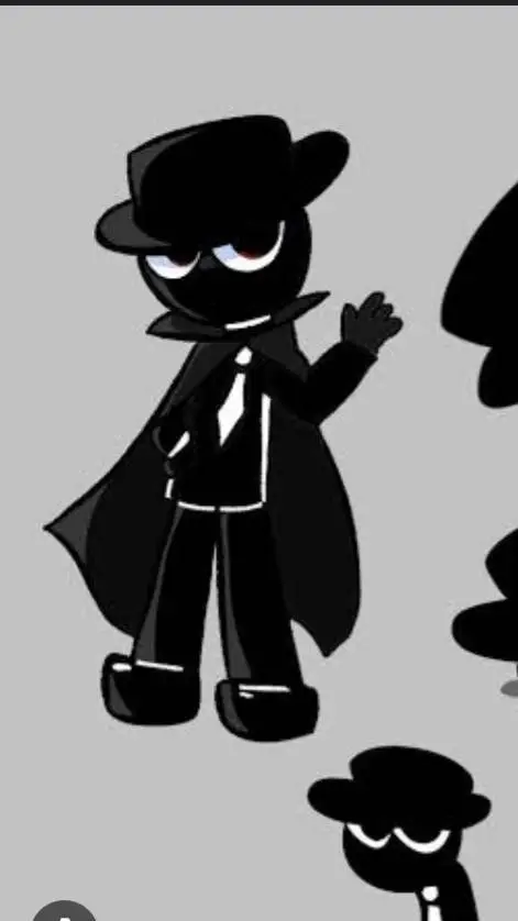 ai character: black background
