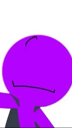 ai character: Purple background